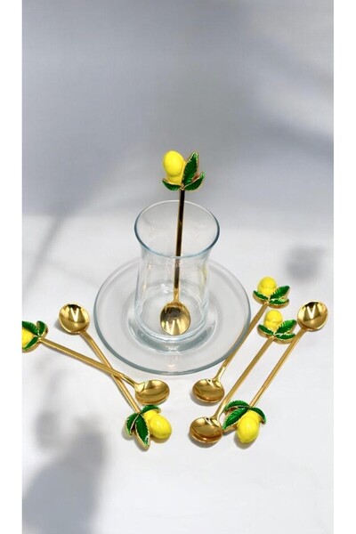 MİMSEGÜN DEKOR Limon Detaylı Çay Kaşığı