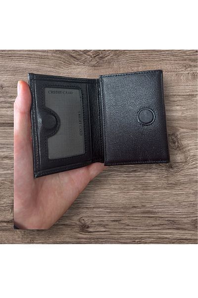 Kar-Pa 100% Genuine Leather Men's Wallet with Magnet