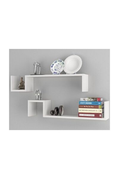 Dmodül Dekoratif Duvar Raf M02 2li Takım