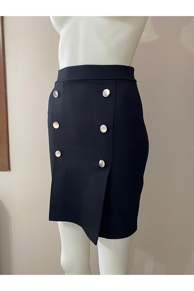 BRAVORİTE Button Detail Skirt