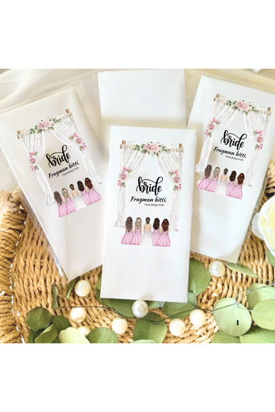 Lion Baskı ve Organizasyon Bride baskılı Peçete 20 Adet