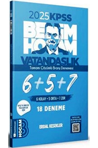 Benim Hocam Yayınları 2024 Kpss Vatandaşlık 18 Deneme