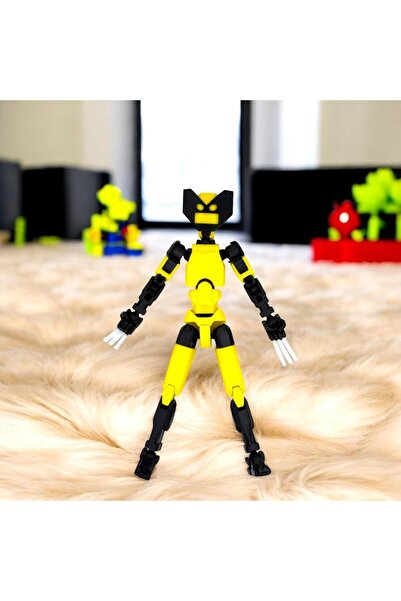 AlaSwan Dummy 13 Siyah Sarı Wolverine Karakter Tüm Eklemleri Hareketli Figür ...
