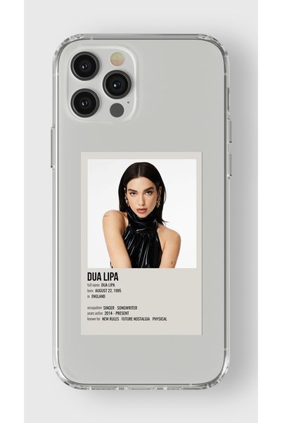 Multitronic iPhone 16 Pro Compatible Dua Lipa Minimalist Poster Design Printe...
