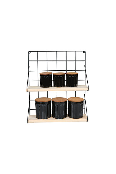 nilşah RAF İKİ KATLI DUVAR SİYAH