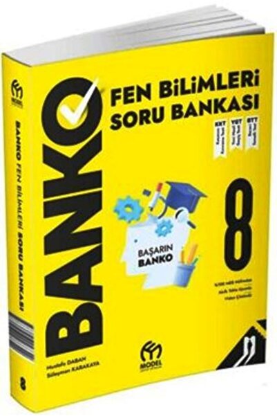 MODEL EĞİTİM YAYINCILIK 8. Sınıf LGS Banko Fen Bilimleri Soru Bankası