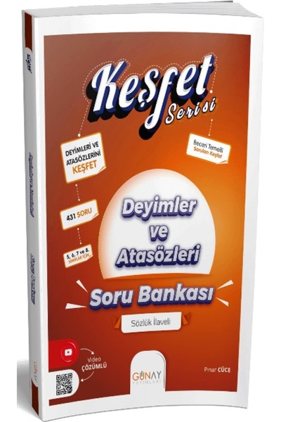 Günay Yayınları 8. Sınıf Keşfet Plus Serisi Deyimler Ve Atasözleri Soru Bankası