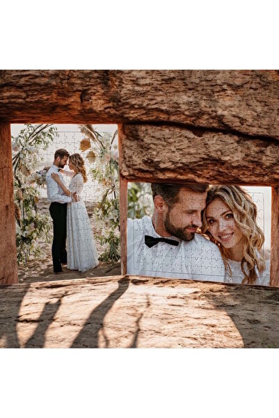 ÇınarETicaret Kişiye Özel Fotoğraflı Yapboz Puzzle - 99 Parça A4 Resimli Pazıl Yapboz Sevgili Hediye