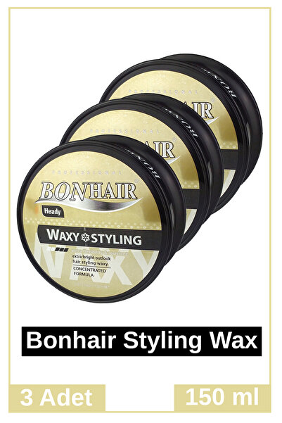 Bonhair Styling Wax Heady 150 ml 3 Adet