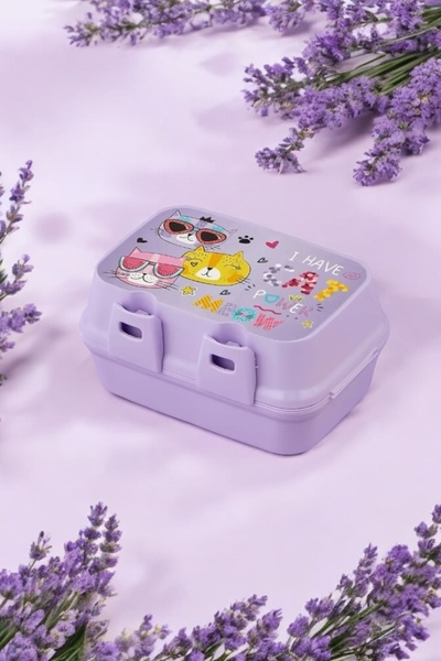 MasterCar Cat Power 4 Bölmeli Beslenme Kutusu - Yemek Saklama Kabı - Beslenme...