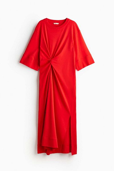 H&M Twist-detail T-shirt dress