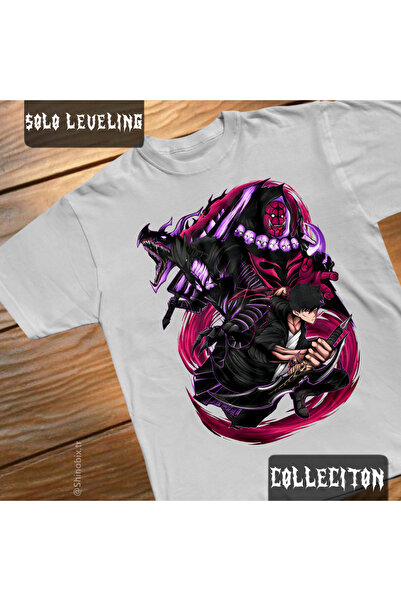 SHINOBIX تي شيرت سونج جينوو صائد الأنمي سونج جينوو ذو الحجم الكبير