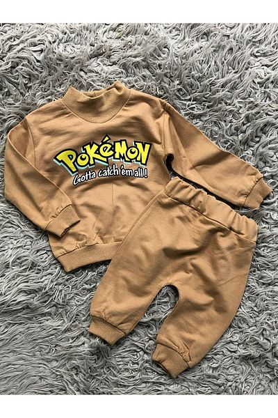 FURKYY مجموعة علوية سفلية موسمية مطبوعة من Pkmn