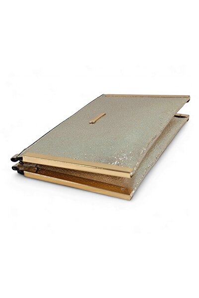 Evident Gold Small Portfolio & Women's Handbag (19 X 11)