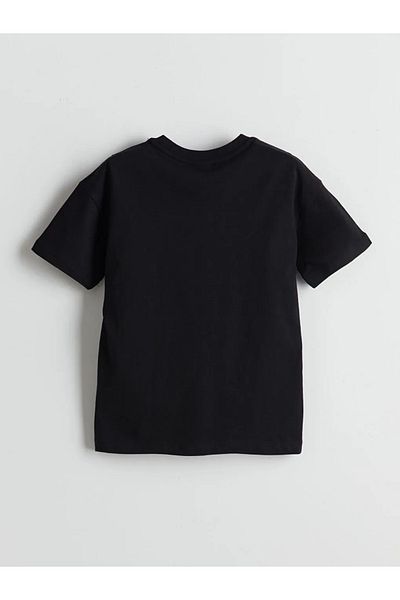 LC Waikiki Tricou pentru băiat Lcw Kids negru cu gât crew