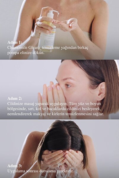 Clara Hygienics Chamomile Gleam Temizleme Yağı 400ml – Arındırıcı Makyaj Temizleyici Vegan Yağ Bazlı (Yüz Ve Vücut)
