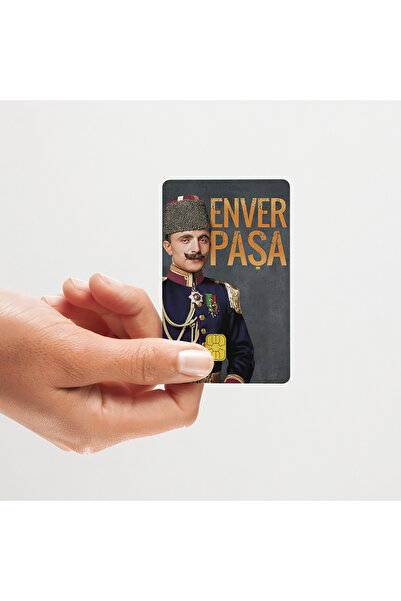 Huggy Craft Edirne Fatihi Enver Paşa Tasarımlı Papara, Kredi Kart Kaplama Sti...