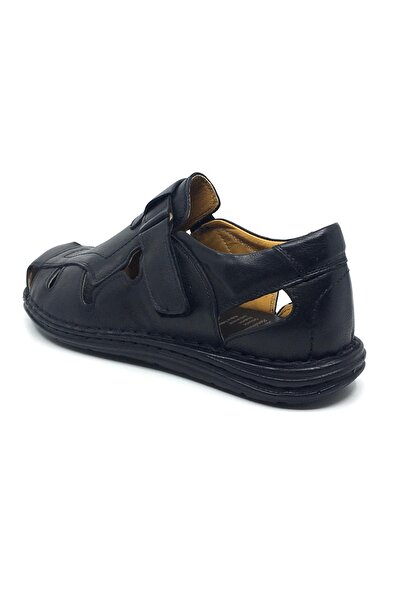 Luis Figo 100% Genuine Leather Orthopedic Men's Daily Comfortable Summer Large Size Sandals Slippers 39-48