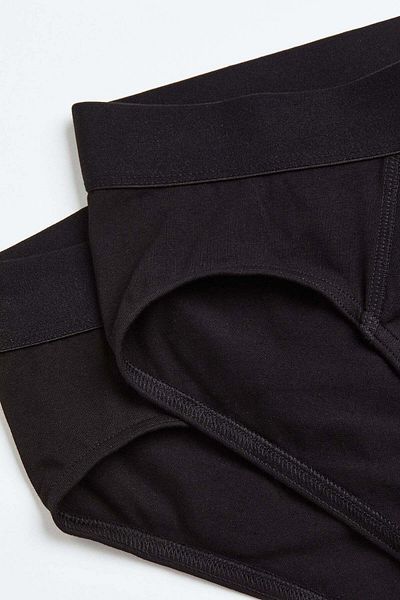 H&M مجموعة من 3 سراويل داخلية قطنية