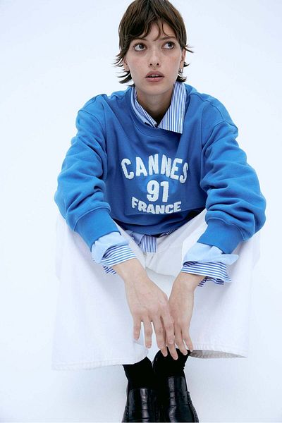 H&M Text-motif sweatshirt