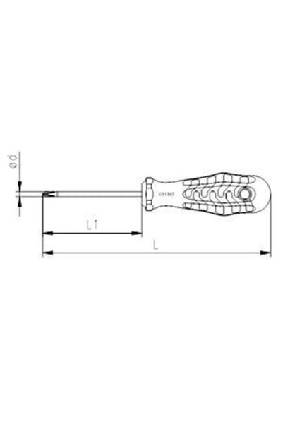 İzeltaş İzeltaş 4145 Yıldız Tornavida 1000v Izoleli Elektrikçi Ph1 4.5x80mm