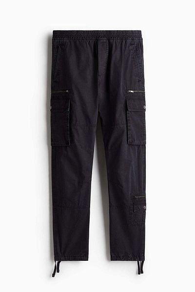 H&M Regular Fit Twill Cargo Trousers