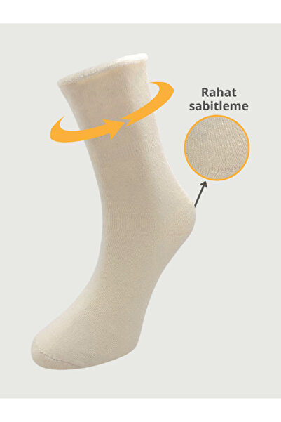 truyana 6 чифта памучни хавлиени нееластични, гъвкави, несвиващи диабетични чорапи