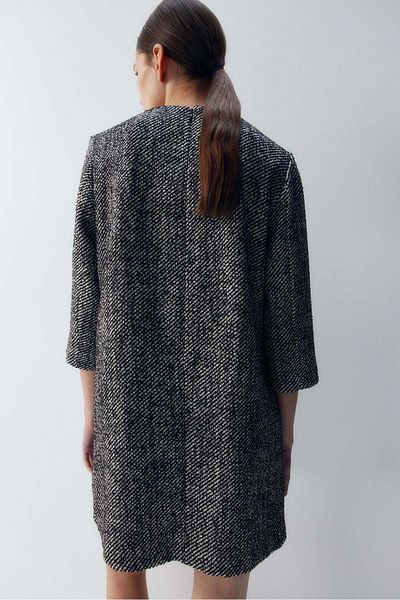 H&M A-line bouclé dress