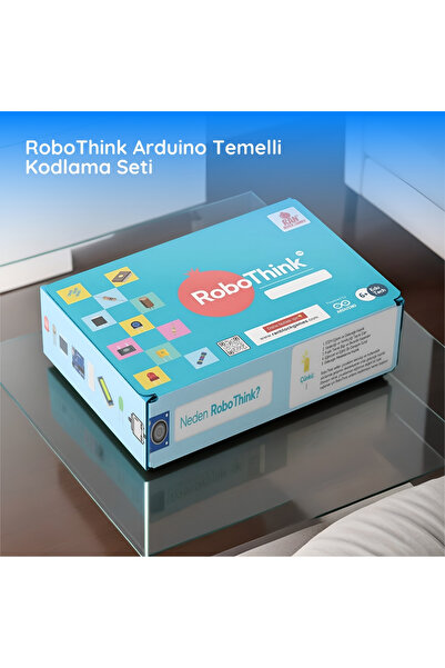 RoboThink Robotik Kodlama Seti 161 Pcs Çevre Birimleri Sensör Setli (ARDUİNO TEMELLİ - KUTULU VE E-KİTAPLI)