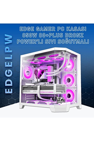 gameagle Edge 7 Argb Fanlı Gamer Bilgisayar Kasası 850W 80+ Plus Bronz Power'...
