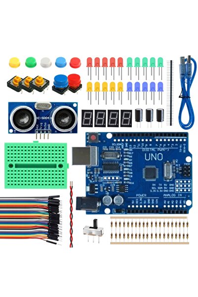 RoboThink Robotik Kodlama Seti 100 Parça (Arduino Temelli, Kutulu ve E-Kitaplı)