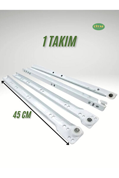 ÇİTAŞ BEYAZ KLAVYE-ÇEKMECE RAYI 45 CM