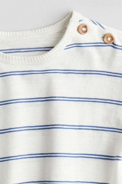 H&M Button-detail cotton top