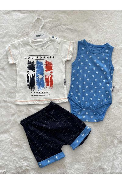 Necix's Californa Boys Mixed Badi Suit