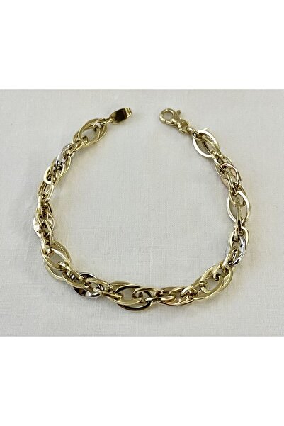 Lora Kuyumculuk Üç Renk Hallow Altın Bileklik