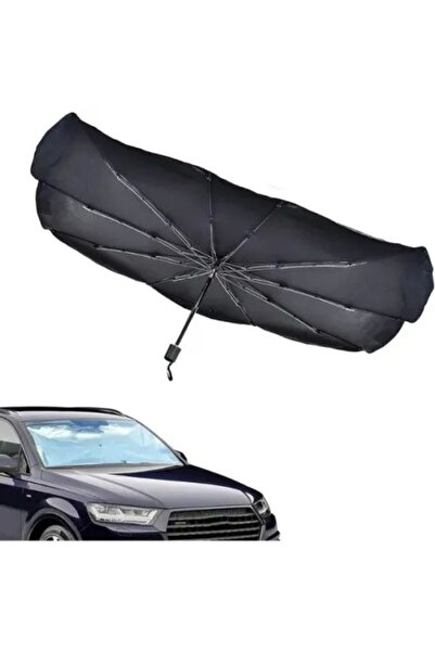 SNSTİCARET Tüm Araçlar Için Araba Ön Cam Güneşlik Katlanabilir Şemsiye Güneşl...