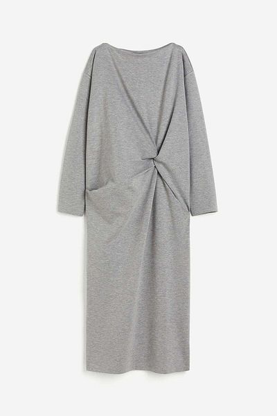 H&M Oversized twist-detail dress