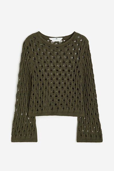 H&M Hole-knit jumper