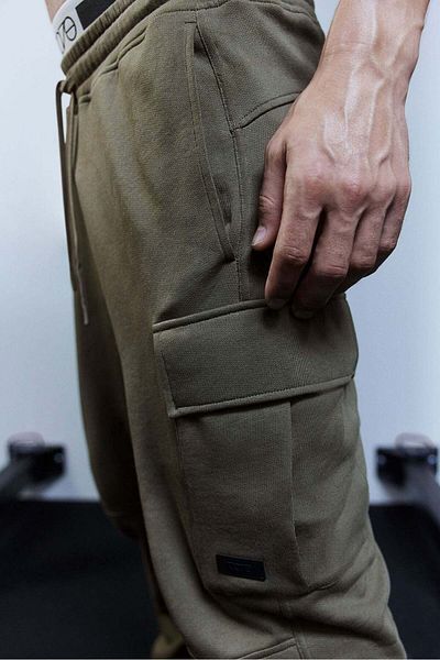 H&M DryMove™ Cotton cargo joggers