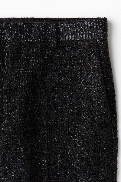 H&M Relaxed Fit Glittery tailored trousers