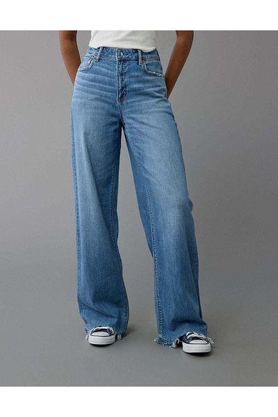 AMERICAN EAGLE بنطلون جينز Ae Dreamy Drape Stretch Super High-high ...