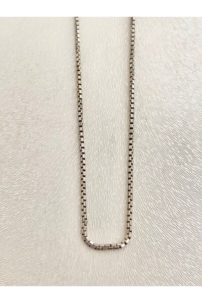 Lora Kuyumculuk Beyaz Küp Altın Zincir