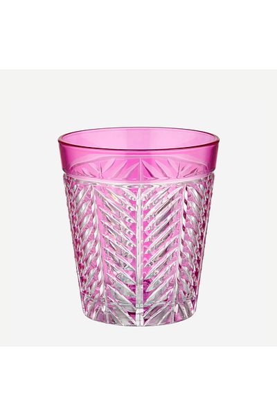 CHIARA ALESSI Lanza Pink Glass Water Glass 345 ml