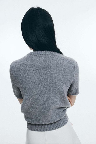 H&M Short-sleeved wool cardigan