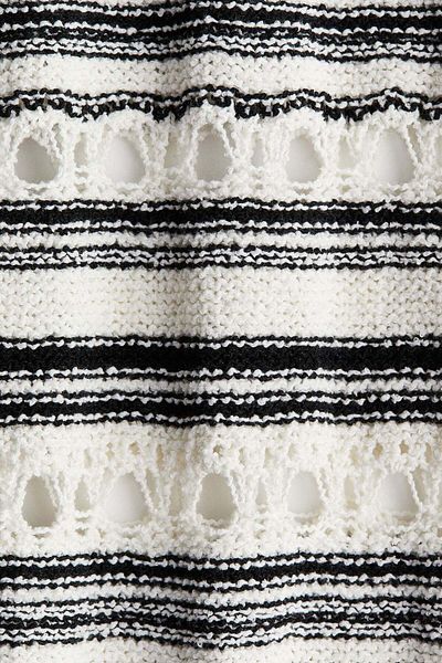 H&M Purl-knit bouclé dress