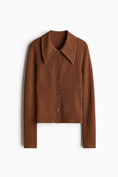 H&M قميص مجعد ملائم