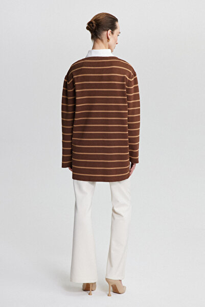 Touché Privé ZLATÝ KNOFLÍK PODROBNĚ PLETENÝ CARDIGAN