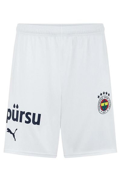 Fenerbahçe Ανδρικό σορτς ποδοσφαίρου 24/25 - ΛΕΥΚΟ σορτς Sk
