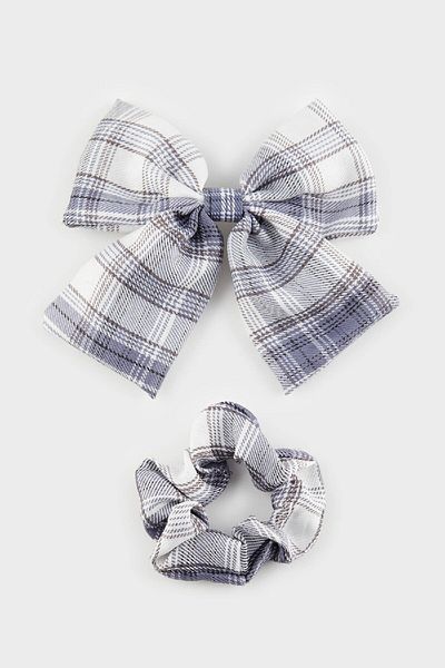 DeFacto Damen 2er-Pack Schnalle mit Karomuster E5736axns