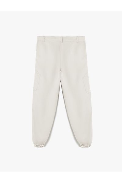 Koton Modal Blended Jogger Pants with Pocket Detail